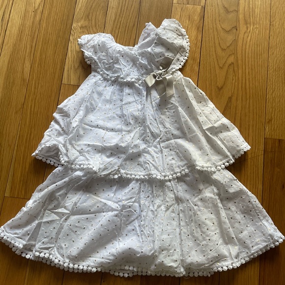 Robe Pour Fille Bonnie Jean - Taille 4T - Violet - Manches Longues - Occasion Très Bon état